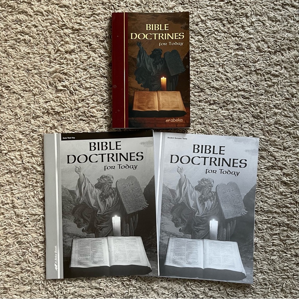 Abeka Homeschool Bible Doctrines for Today Lot of Books